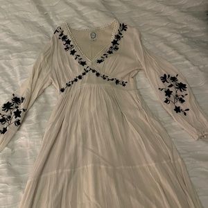 Embroidered Maxi Dress